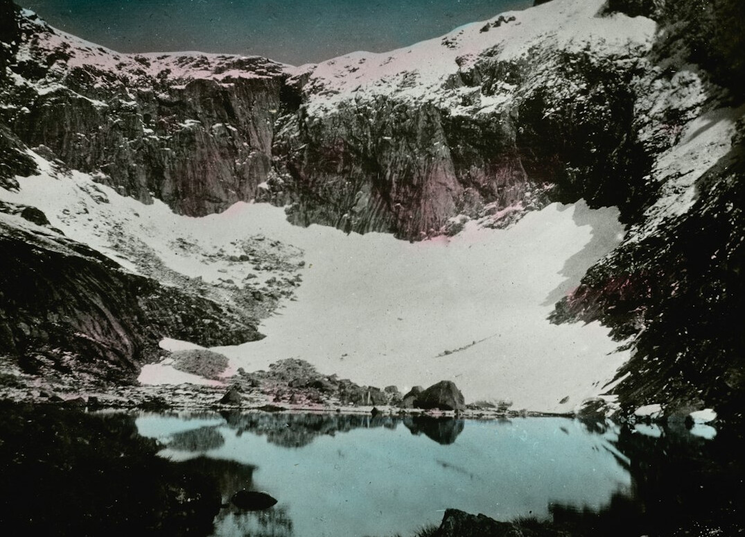 old map of remote lake